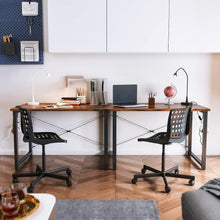 ODK Klein Schreibtisch 100×48cm Braun Arbeitszimmer