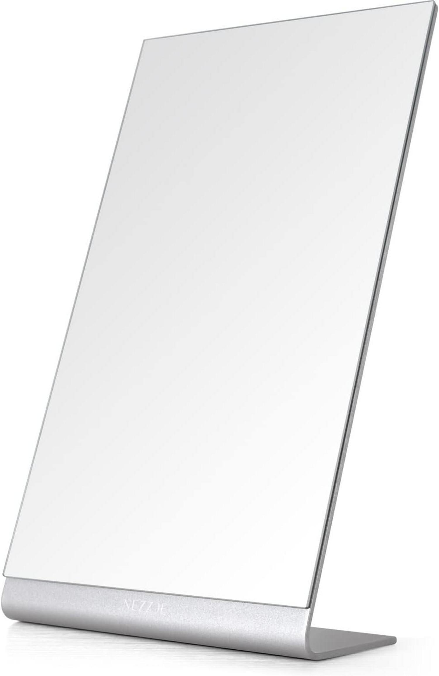 Professioneller Kosmetikspiegel Aluminium 30cm Tischspiegel Silber