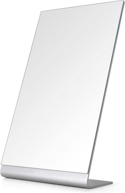 Professioneller Kosmetikspiegel Aluminium 30cm Tischspiegel Silber