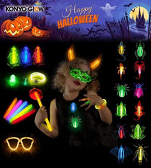 Knicklichter Party Set 40 Stück Leuchtstäbe 40 Verbinder