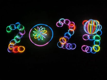 Knicklichter Party Set, 40 Stück Leuchtstäbe mit Verbinder