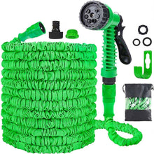 Flexibler Gartenschlauch mit 7 Funktionen 30m - Grün