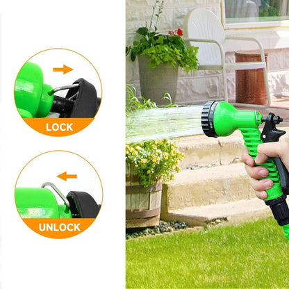 Flexibler Gartenschlauch 30m mit 7 Funktionen Garten Handbrause