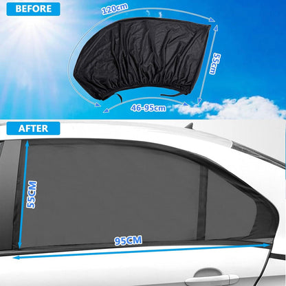 Sonnenschutz Auto Baby 2 Stück UV Schutz Sonnenblende Kinder