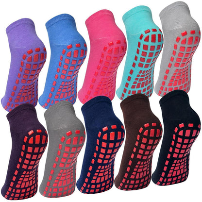 10 Paar Damen Yoga Socken Anti-Rutsch Baumwolle 35-42