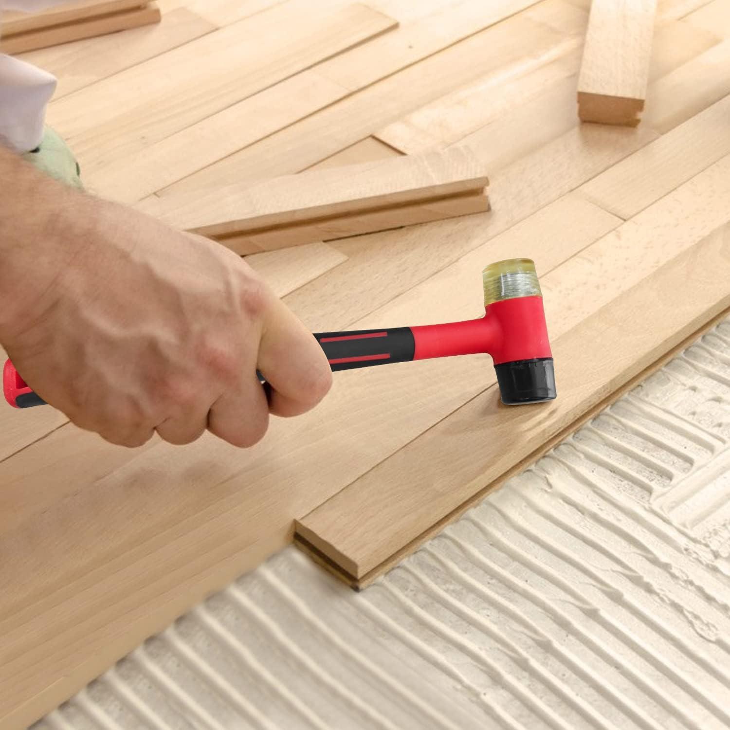 Gummihammer Doppelkopf Mini Schonhammer für Leder Holz Kunststoff