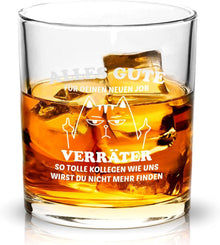 Whiskeyglas 300ML Abschiedsgeschenk Kollegen Neuer Job