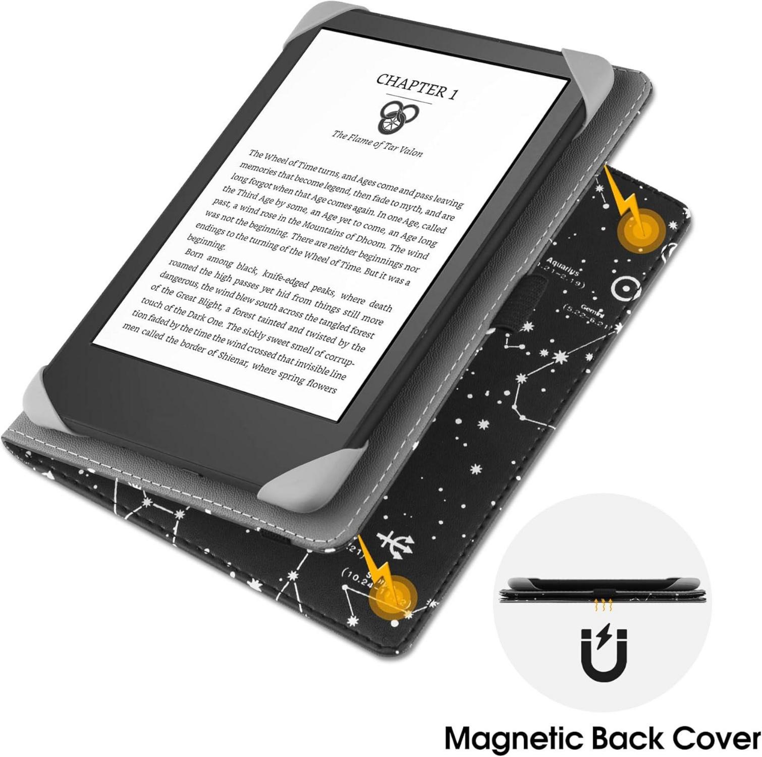 Universal 6 Zoll eReader Hülle mit Ständer und Handschlaufe