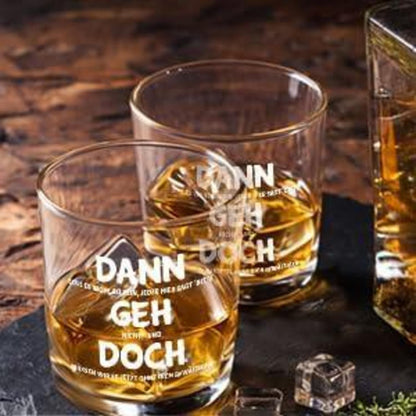 Whiskeyglas Abschiedsgeschenk Kollegen 300ml - Personalisiert & Hochwertig