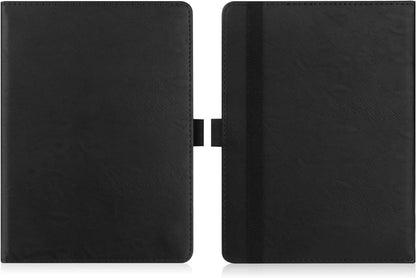 Universale 6 Zoll E-Reader Hülle Folio Ständer mit Handschlaufe Schwarz