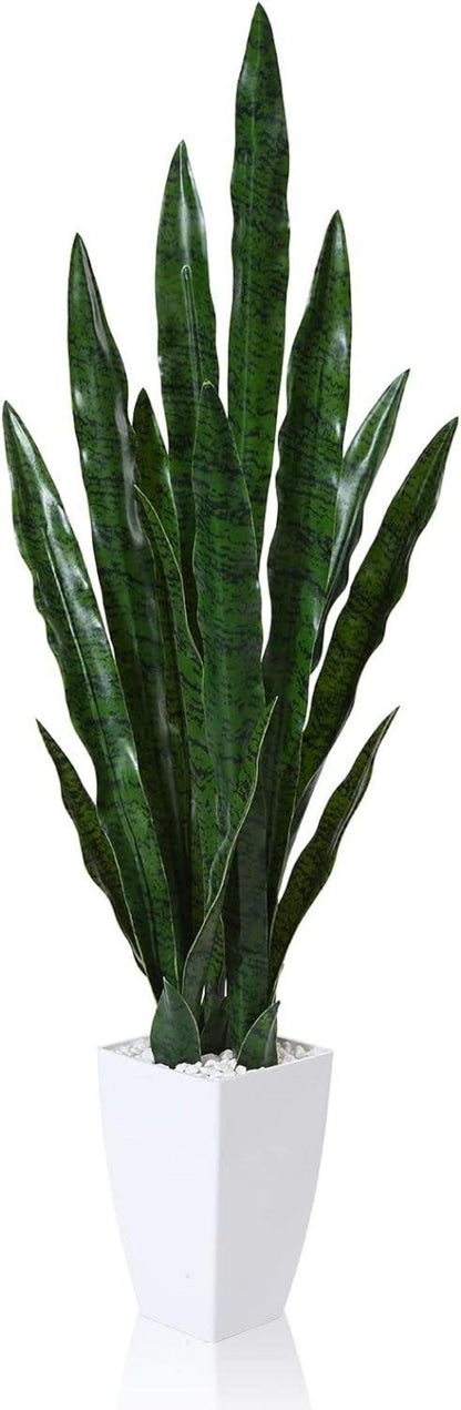 Kunstpflanze Bogenhanf 110 cm Künstlicher Badezimmerdeko Grün