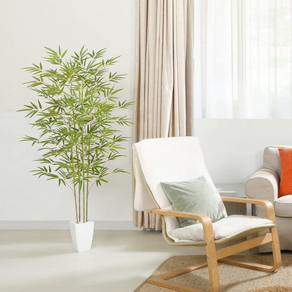 Künstliche Kunstpflanze 160cm Bambus Deko Groß Zimmerpflanze