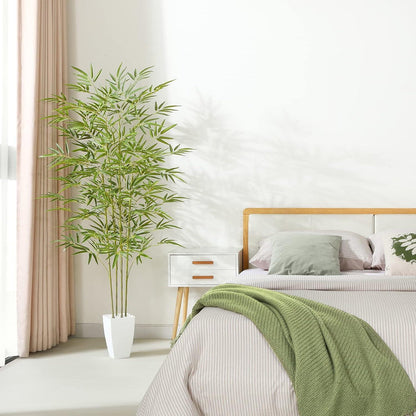 Künstliche Kunstpflanze 160cm Bambus Deko Groß Zimmerpflanze