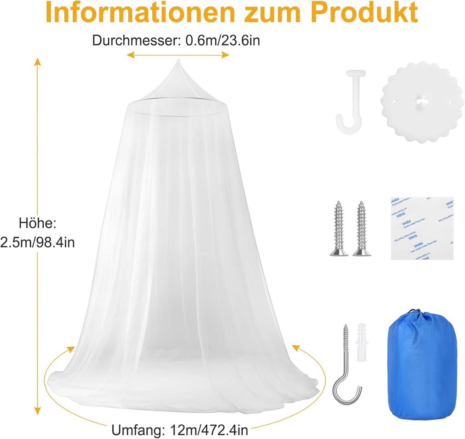 Moskitonetz Bett Doppelbett Einzelbett Großes Moskitonetz