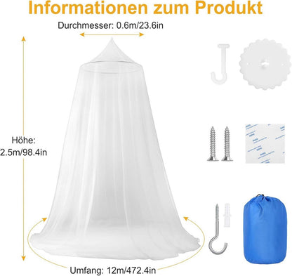 Moskitonetz Bett Doppelbett Einzelbett Großes Moskitonetz