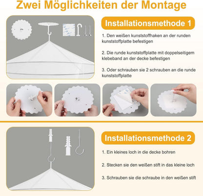 Moskitonetz Bett Doppelbett Einzelbett Großes Reise Betthimmel