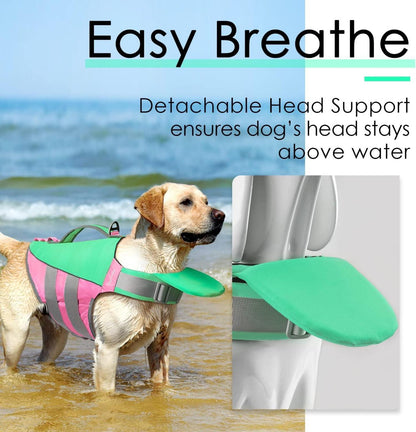 Hund Schwimmweste - Einstellbare Rettungsweste, Reflektierende