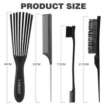 Haarbürste Entwirrbürste Afro Lockiges Haar Set mit 3 Stück