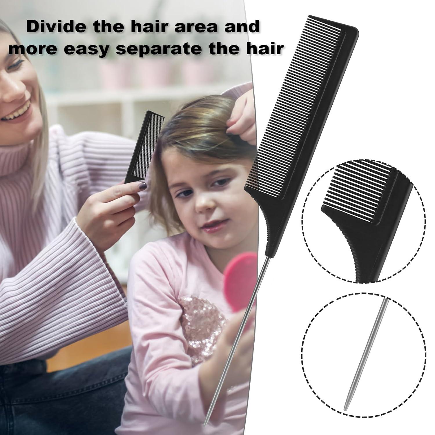 Haarbürste Entwirrbürste für Naturhaar Afro Lockiges Haar 3a-4c 3tlg