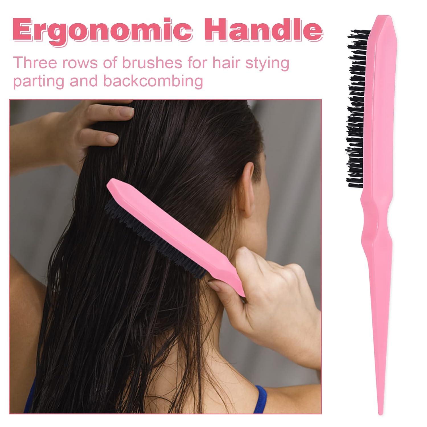 Haarbürste Entwirrbürste Naturhaar Afro Haare 3a bis 4c Lockiges Haar 3er Set
