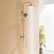 Moderne Regendusche mit Höhenverstellung, 3 Funktionen Handbrause