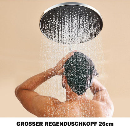 Duscharmatur Regendusche mit Höhenverstellung und 3