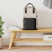 17 Zoll Laptop Rucksack Damen Wasserdicht mit USB Anschluss