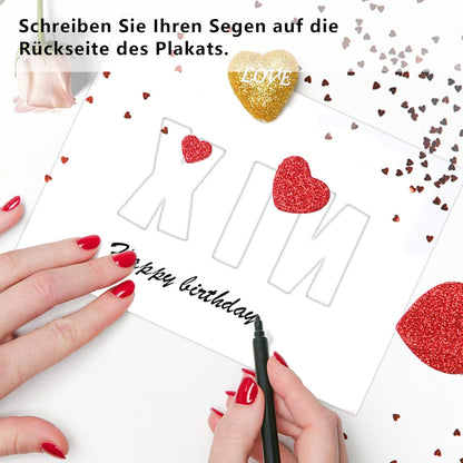 Geldgeschenk NIX Verpackung für Geburtstage und Hochzeiten, kreative