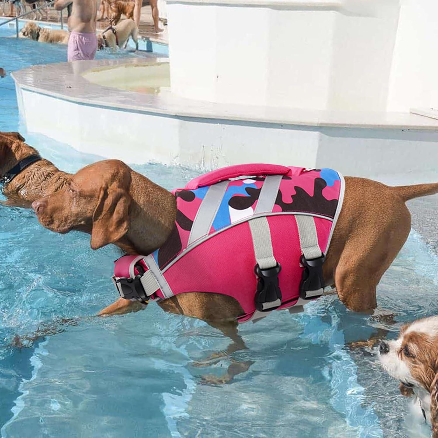 Schwimmweste Hund Haltbarkeit Hervorragender Auftrieb XS-XXL Rosa