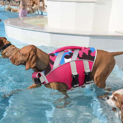 Schwimmweste Hund Haltbarkeit Hervorragender Auftrieb XS-XXL Rosa