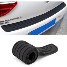 Stoßstangenschutz Gummi Schwarz 90x7cm Selbstklebend