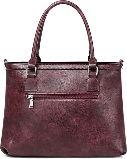 SQLP Damen Henkeltasche Leder Groß Kapazität Shopper