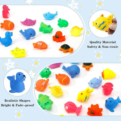 Badespielzeug 18 Stück für Baby Badewanne Pool Wasserspielzeug
