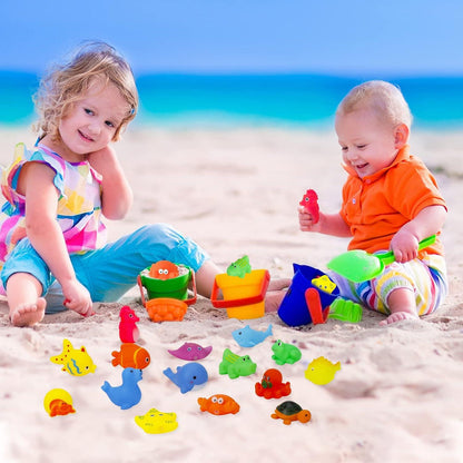 Heyu-Lotus 18-teilig Badespielzeug für Kleinkinder, Wasserspielzeug