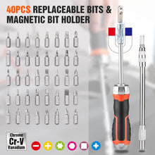 ValueMax Ratschenschraubendreher Set 43tlg. mit 40 Bits