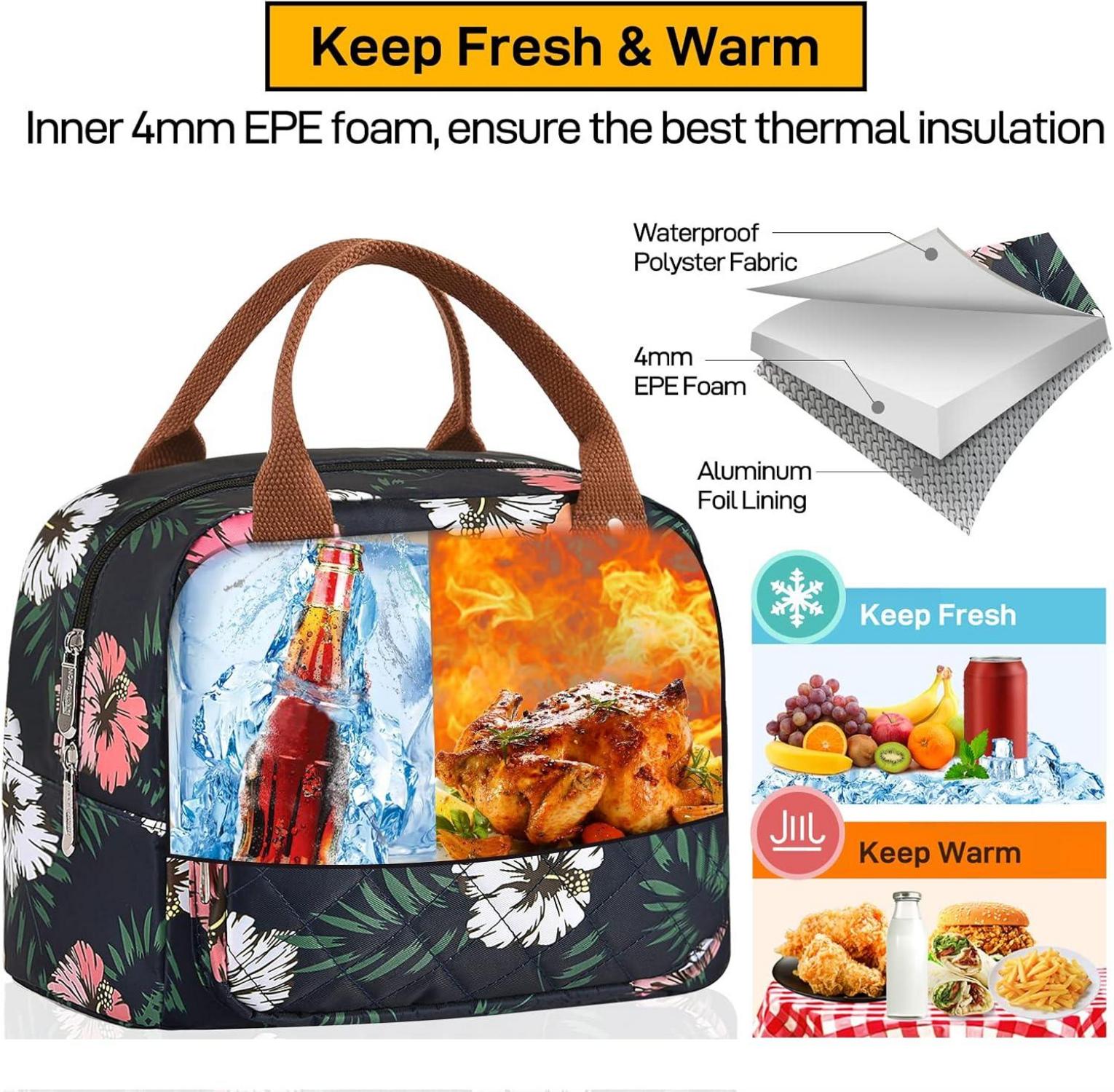 Isolierte Lunchtasche für Erwachsene - Stilvoll und