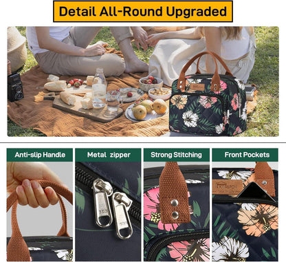 Isolierte Lunchtasche für Frauen Männer Arbeit Kühltasche Lunchbox