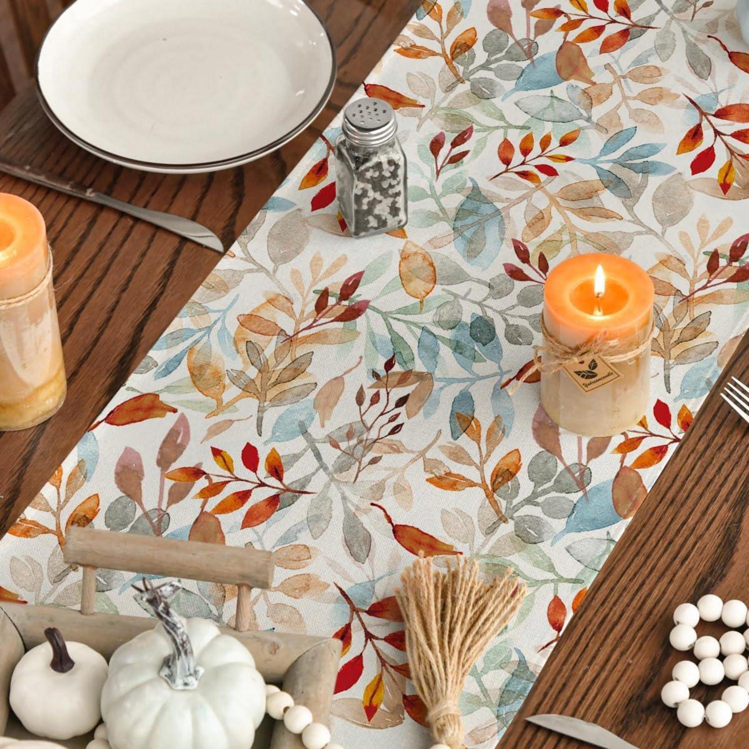 Artoid Mode Herbst Tischläufer 40x180 cm Küche Urlaub Party