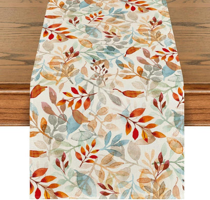 Herbst Blätter Tischläufer 40x240 cm - Party Dekoration