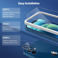 Panzer Schutz Glas für iPhone 12, 9H Härte, HD-Klar