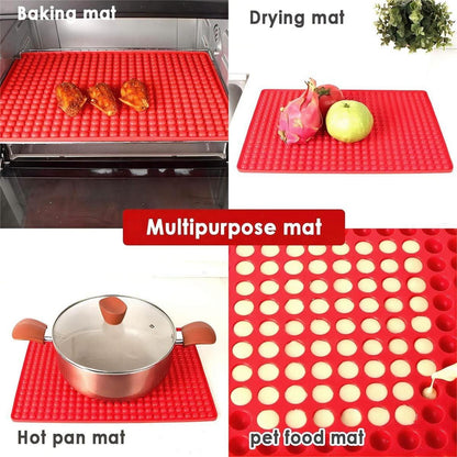 468 Löchern Backmatte Hundekekse Mini Halbkugel 1.2cm Silikon