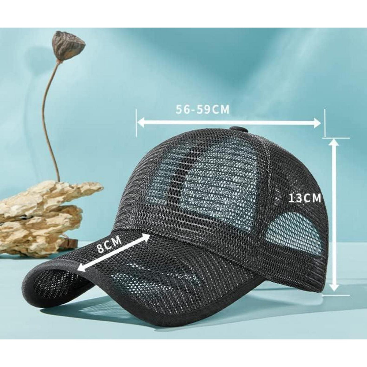 Sommer Baseball Cap Herren Damen Mesh Atmungsaktiv Sonnenschutz