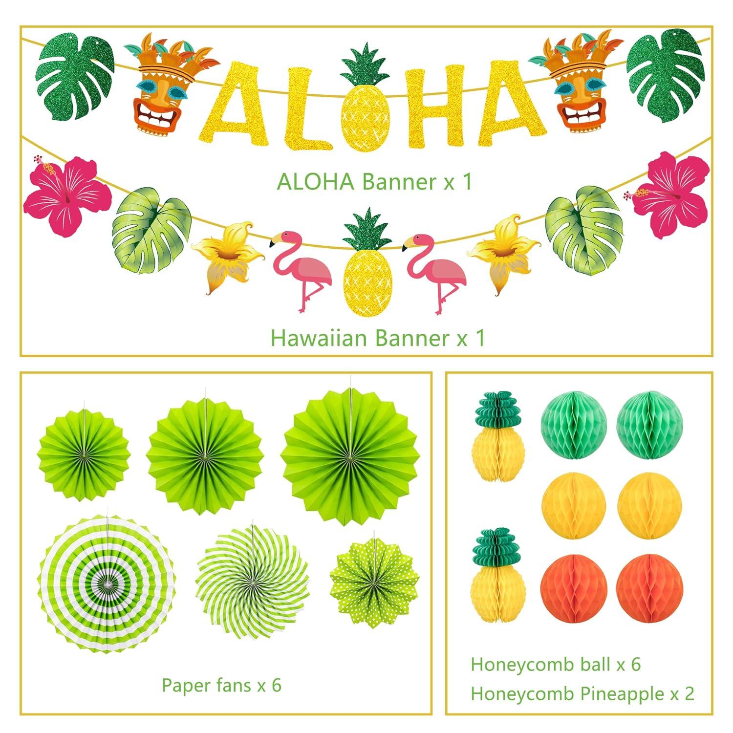 Hawaiianische Tropische Party Dekorationen Sommer Urlaub