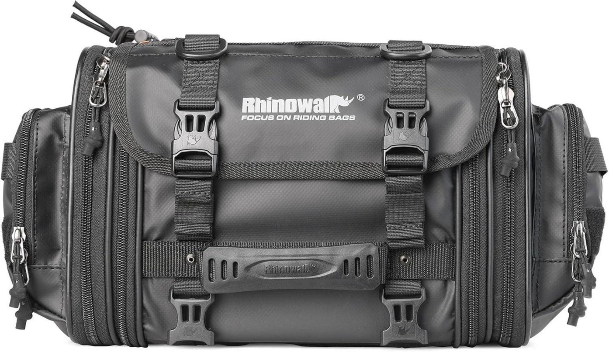 Multifunktional Hecktasche Motorrad Gepäckrolle 19-26L Wasserdicht Schwarz