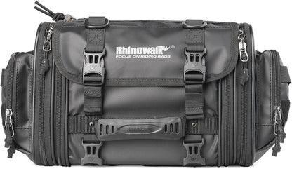 Multifunktional Hecktasche Motorrad Gepäckrolle 19-26L Wasserdicht Schwarz