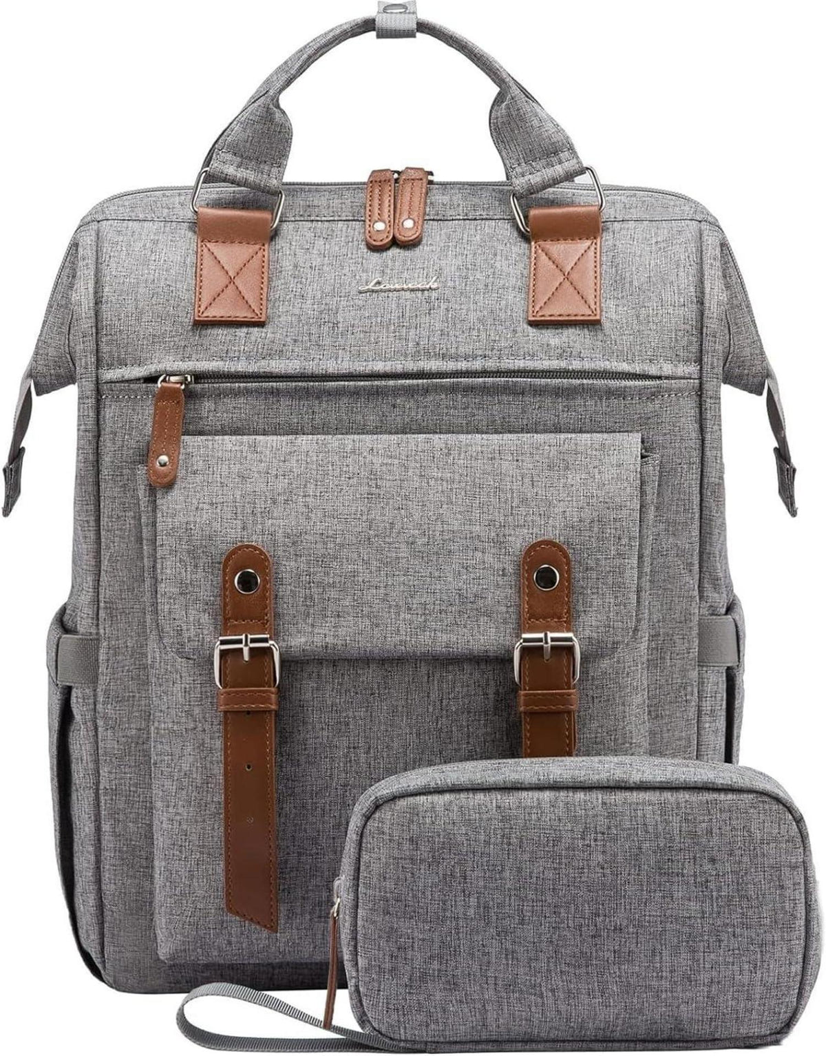 Moderne LOVEVOOK Rucksack Damen 17 Zoll Laptoptasche mit USB-Anschluss