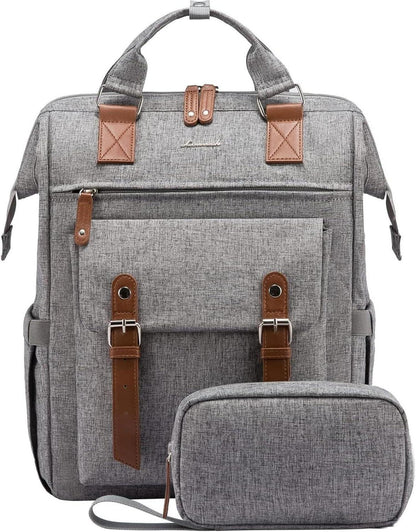 Moderne LOVEVOOK Rucksack Damen 17 Zoll Laptoptasche mit USB-Anschluss