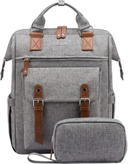 Moderne LOVEVOOK Rucksack Damen 17 Zoll Laptoptasche mit USB-Anschluss