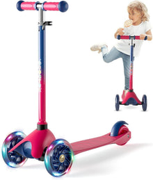 Kinder Roller mit LED Rädern, Richtungssperre, verstellbare Lenkerhöhe