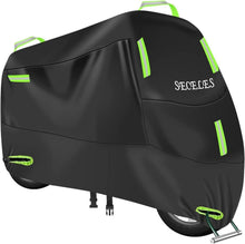 Motorrad Abdeckplane 300D Wasserdicht Outdoor Winterfest 220x95x110 cm